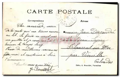 Versailles — O Bassin de Netuno — n°51 — Verso