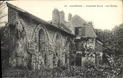 Luzarches — Propriedade Broca — As Ruínas