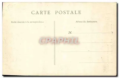 Rambouillet — Avenida dos Ciprestes — A. Bourdier, imp.-edit., Versailles — Verso