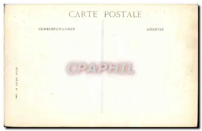 Paleis van FONTAINEBLEAU — Het Baptisterium — Uitgever Le Déley, Parijs — Achterkant