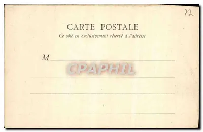 Fontainebleau — Vista sobre o Lago — B. F., Paris — Verso