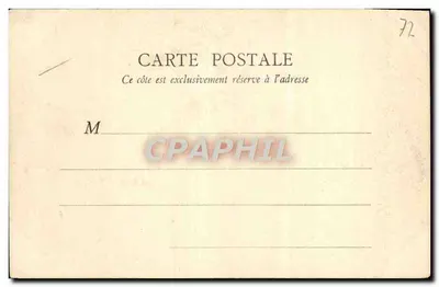 Floresta de Fontainebleau — Restaurante de Franchard — B. F., Paris — Verso