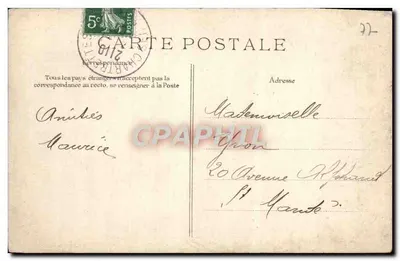Floresta de Fontainebleau — Cruz de Saint-Hérem — Editora EDP, n° 491 — Verso