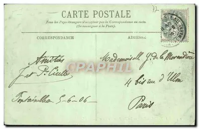 Fontainebleau — A Floresta — O Calvário — LL. — 195 — Verso
