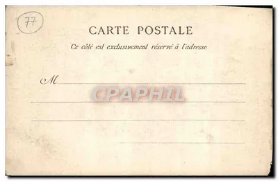Fontainebleau — A Câmara do Papa — Editor não identificado — Verso