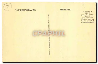 Fontainebleau - A Floresta - Franchard - A Roche que Chora - LL — Verso