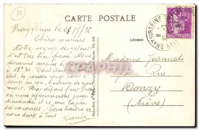 BRAY-sur-SEINE (S.-et-M.) — Les Promenades aux bords de la Seine — n° 2370 — Rewers