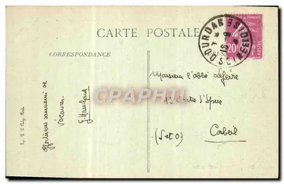 Sainte-Mesme — L'Église — Éditeur G. Saint-Honoré, n° 18 — Rewers