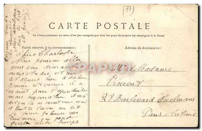 Bray-sur-Seine — Vista general del Sena — Colección S. L. — Reverso