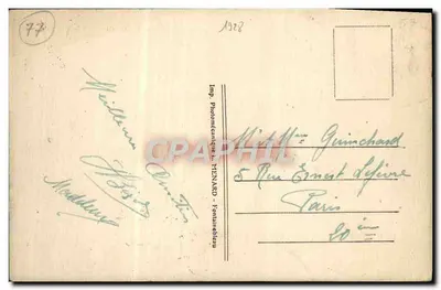 Château-Landon — Vista Geral — Imp. Phot. Guinchand — Verso