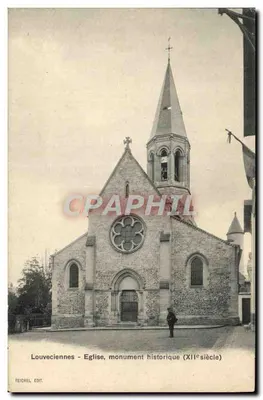 Louveciennes - Igreja, monumento histórico (século XII) — REICHNEL, EDIT.