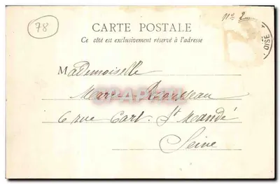 Castello di Rambouillet — Facciate Meridionale e Ovest — A. Bourdier, editore, Versailles — Verso