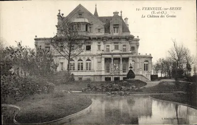 Verneuil-sur-Seine — O Castelo das Groûies — L. Aheille, Aiméores