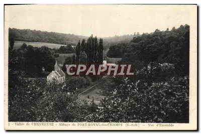 Valle di Chevreuse - Abbazia di Port-Royal-des-Champs (S.-et-O.) — Vista generale