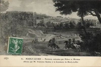 Marly-le-Roi — Pinturas executadas por Pithon e Marteus — oferecidas por M. Victorien Sardou à Comuna de Marly-le-Roi