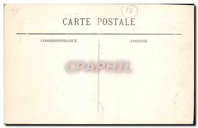 Verneuil-sur-Seine — O Castelo dos Groûes — L. Abeille, Anjou — Verso