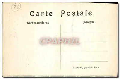 Castelo de Dampierre — A Estátua de ordon do Luís XIII — E.M. — Verso
