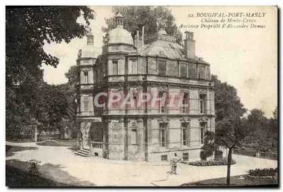 Bougival-Port-Marly — Castelo de Monte-Cristo, Antiga Propriedade de Alexandre Dumas — editor ABEULLE