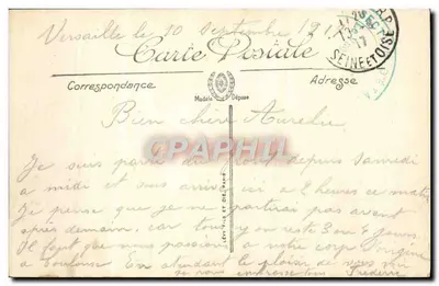 Versailles — Mały Trianon — Wioska Marie-Antoinette — LL — Rewers