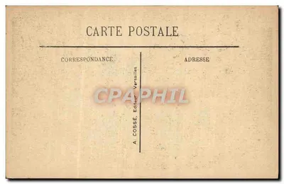 Versailles - O Bassin de Latone e o Tapis Vert — A. Cosse, editor — Verso