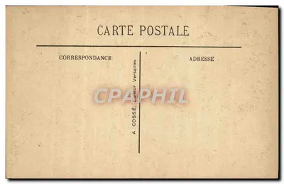Versailles - O Parque. A Gruta dos Banhos de Apolo — Editor A. Cossé — Verso