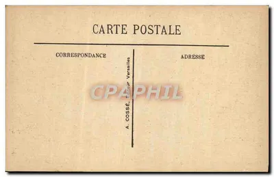 Versalhes - Avenida Real e Bassin d'Apollon — A. Cossé, Versalhes — Verso