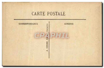 Versailles - Hameau de Marie-Antoinette — A. Cossé, Versailles — Verso