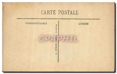 Vettura del Sacre di Carlo X — Museo di Versailles — Editore A. Cossé — Verso