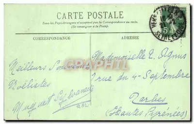 Versailles — Il Castello — La Sala delle Crociate — LL. n° 109 — Verso