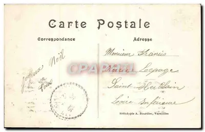 Versailles — Palazzo del Grand Trianon, Il Pérystyle — Héliotype A. Bourdier — Verso