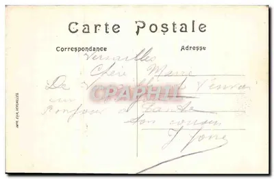 Parco di Versailles — La sommità del Tapis Vert — editore NAPR. ENA. VERSAILLES, n° 281 — Verso