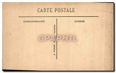 Versailles - O Parque. A Gruta dos Banhos de Apolo — A. Cossé, editor — Verso