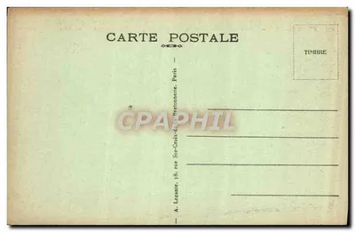 Versailles - Palácio do Grande Trianon - O Pórtico — A. L. edição, n° 138 — Verso
