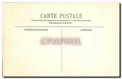 Rambouillet - Het Kasteel - Uitzicht op de Kanalen en het Parterre — LL. n°123 — Achterkant