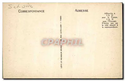 Morangis, S.-et-O. - Casa Saint-Michel - Estátua de Saint-Michel — Verso