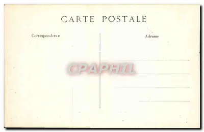 Castelo de Rambouillet — vista do castelo com texto descritivo — Editor E.P.D. n° 123 — Verso
