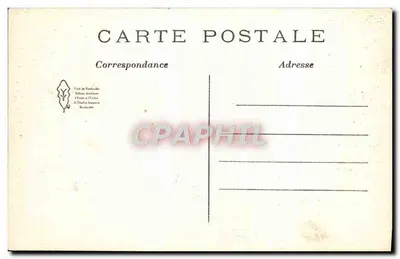 Rambouillet — Castelo e Prefeitura — Edições Artifices (Yvette et l’Yveline) — Verso