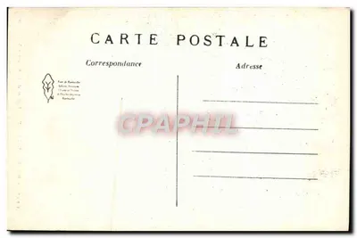 Entrada da Bergerie Nacional — Parque de RAMBOUILLET — Arco comemorativo dos rebanhos espanhóis importados em 1736 — Verso