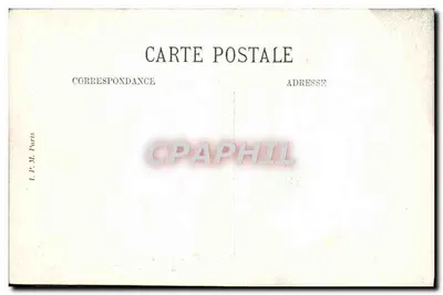 Castelo de RAMBOUILLET — Salão de Recepção — Antiga Sala do Conselho sob Carlos X — Livraria Nova, Rambouillet — Verso