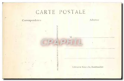 Park Rambouillet — Aleja Cypresów — Librairie Nouvelle, Rambouillet — Rewers
