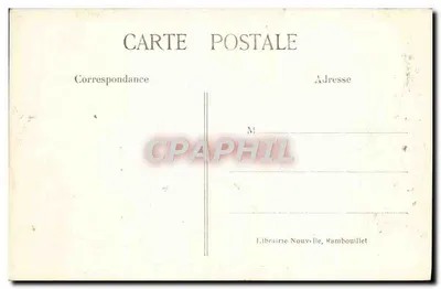 Parc de Rambouillet - Ile des Roches — n° 293 — Librairie Nouville, Rambouillet — Achterkant