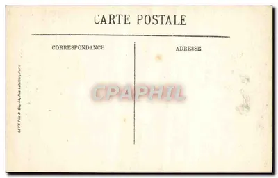 Rambouillet — Der Park — Das Schloss von der Insel der Hühner gesehen — Edition Librairie Nouvelle — Rückseite