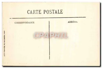 Rambouillet — Het Park — Het Kasteel gezien vanaf de Eiland van de Kippen — Uitgave Librairie Nouvelle — Achterkant