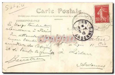 Plessis-Trévise — Castelo da Lande — Edição L. Deltour — Verso