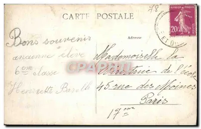 Champresay (S.-et-O.) — Przygotowalnia Minoret — Rewers
