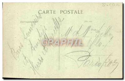 ÉTAMPES — Wieża Skrzywiona — Curie i kolekcja E. Rameau, Étampes — Rewers