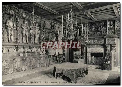 Rosny-sur-Seine — O Castelo, a Sala de Jantar — ND Phot