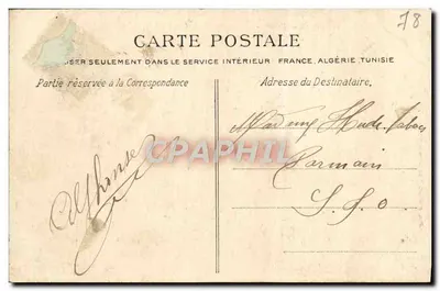 Nesles-la-Vallée — Fazenda — Monumento do século XVI — Editor e Cullet, Editor Nîmes-les-Vendes, n°39 — Verso