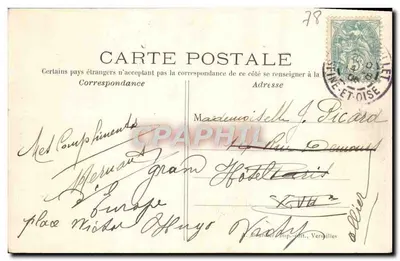 Floresta de Rambouillet — O Ermitério — Verso