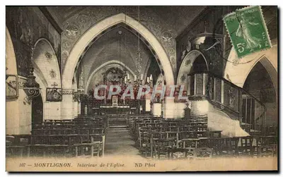 Montlignon — Interior da Igreja — ND Phot, n° 107